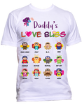 Nana Grandma Love Bugs Personalized Shirts- Any nickname up to 15 kids