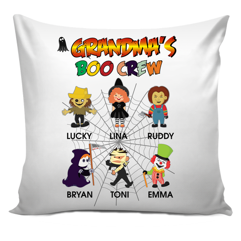 Nana's Boo Brew Personalized Pillow Cover Halloween Special Edition
