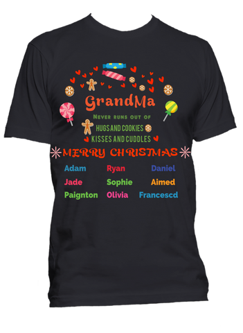 GrandMa / Nana Never Runs out of Hugs and Kisses T-Shirts Hoodies 70% Off Limited Edition