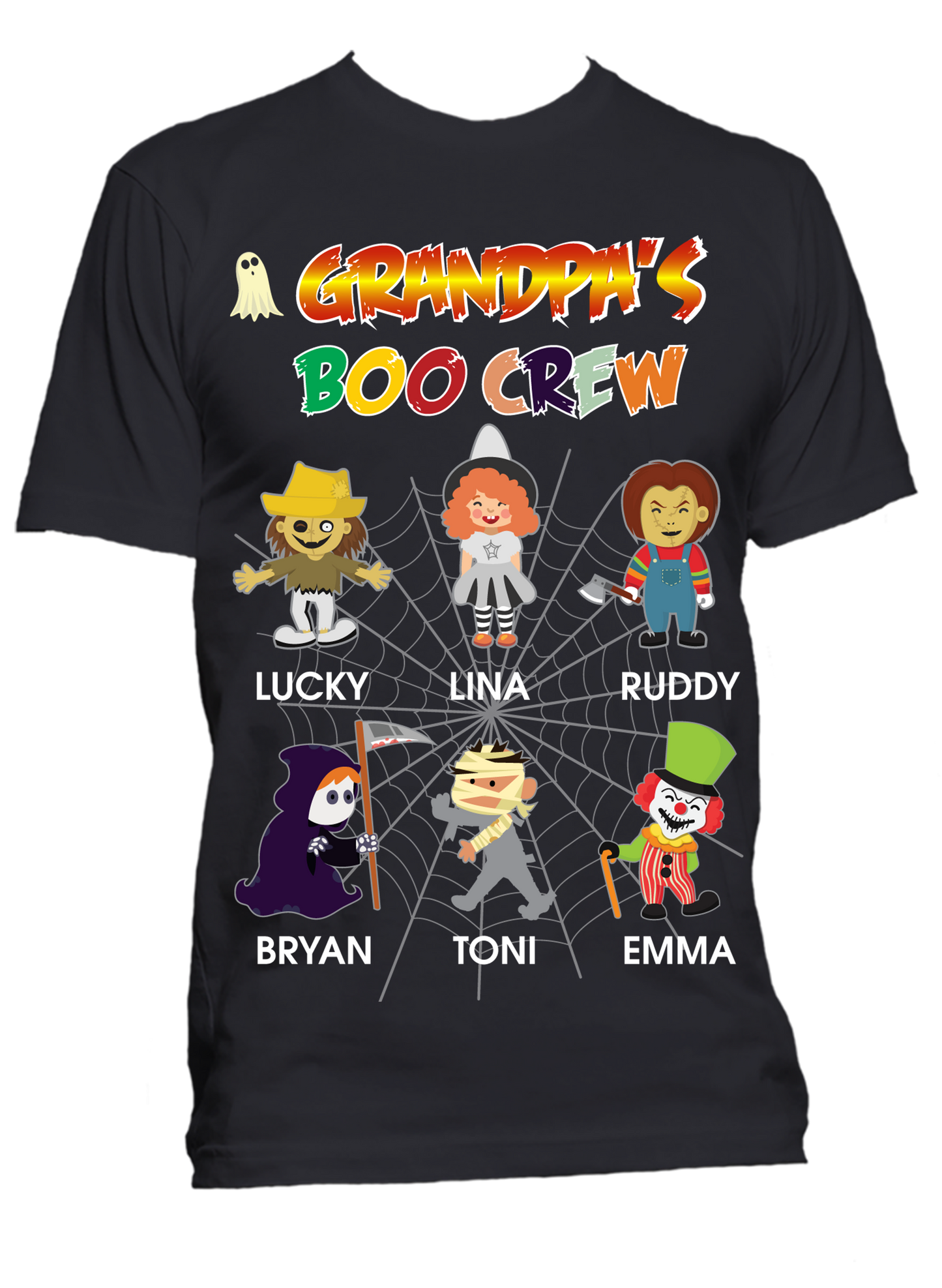 Halloween T-Shirts Nana's Grandma Boo Crew Special Edition ***On Sale Today Only***
