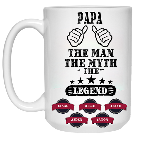 The Man The Myth The Legend Personalized Coffee Mugs High Quality