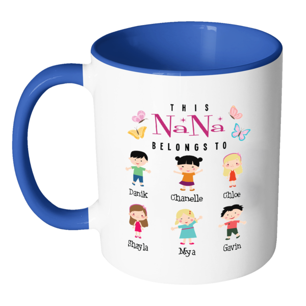 This NaNa Belongs to Personalized Colorful Coffee Mug Print Both Sides - Limited Edition