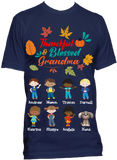 Thankful and Blessed Grandma Nana Personalized Tee***ANY NICK NAME*** Thanksgiving Special