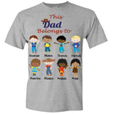 This Grandpa/Papa/Poppy Belongs to T-Shirts Father's Day Gifts ***ANY NICK NAME***