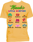 Nana Grandma Little Monsters Personalized Relaxed Tee Special Edition. Any Nickname ***On Sale Today Only***