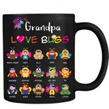 Grandpa Daddy's Love Bugs Personalized Coffee Mugs High Quality