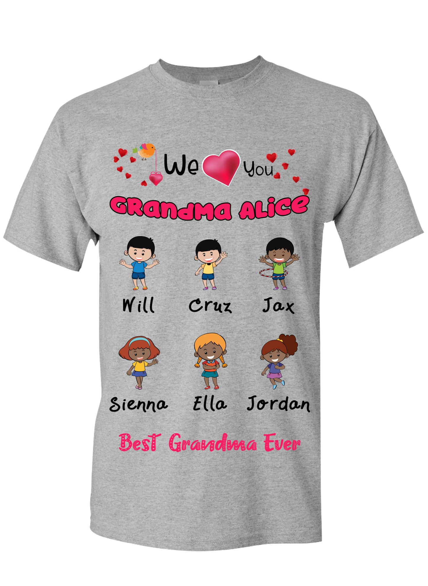 We Love You Grandma Nana T-Shirts Hoodies Exclusive Design ***Reduced Price Today Only***