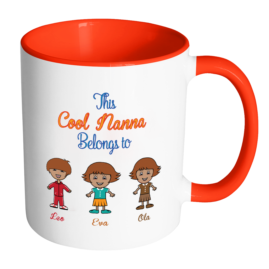 This cool nana belongs to Afro American children Colorful Coffee Mug - Limited Edition