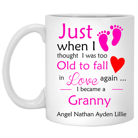 Just When I thought I was too old Limited Edition Ceramic Coffee Mug Both Sides Print