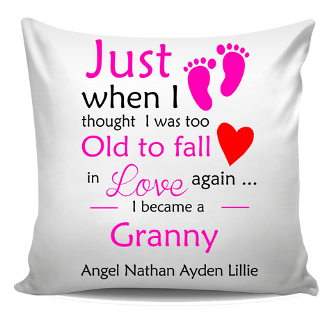 Just When I Thought I was too old to fall in love Pillow Cover