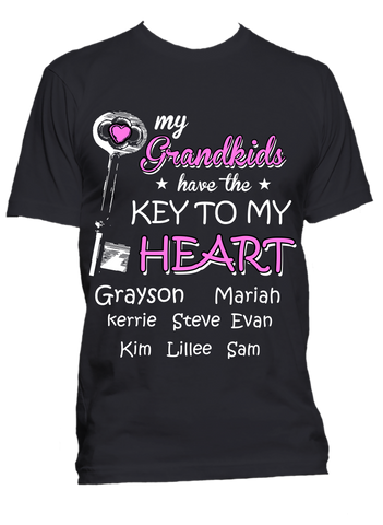 My Grandkids have the key to my heart T-Shirts, Hoodies  ***On Sale Today Only***