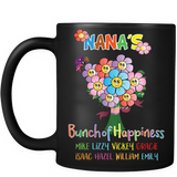 Bunch of Happiness Ceramic Coffee Mug Both Sides Print