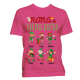Grandma Nana Little Elves Personalized Hoodies Christmas Special Edition