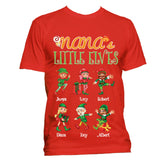 Grandma Nana Little Elves Personalized Hoodies Christmas Special Edition