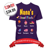 Grandma Nana Sweet Treats T-Shirts New Edition On Sale Today Only