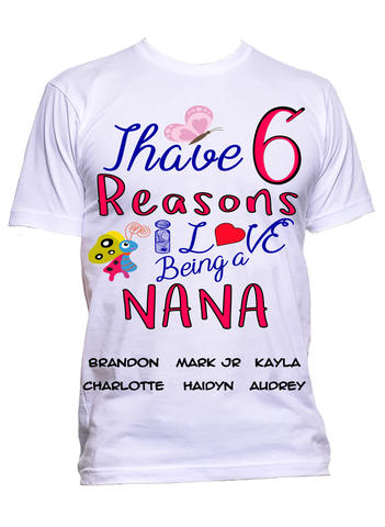 Reasons I Love Being a GrandMa, Nana, GiGi, MiMi T-Shirts Hoodies ***On Sale Today Only***