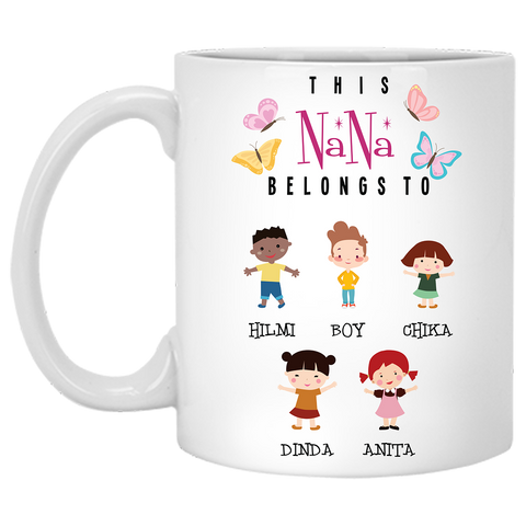 This NaNa Belongs to New Edition Ceramic Coffee Mug Both Sides Print