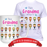 This Nana Belongs to T-Shirt and High Quality Ceramic Coffee Mug Both Sides Print ***Bundle Offer***